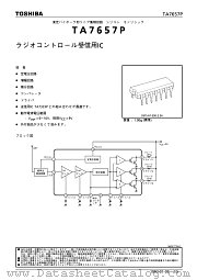 TA7657P datasheet pdf TOSHIBA