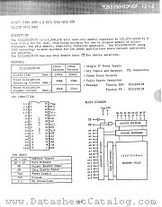 TC531001CF datasheet pdf TOSHIBA