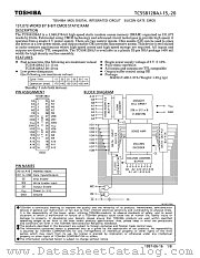 TC558128AJ-20 datasheet pdf TOSHIBA