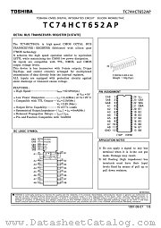 TC74HCT652P datasheet pdf TOSHIBA