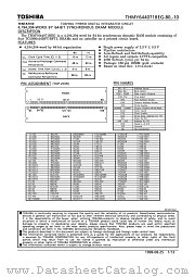 THMY644071BEG-10 datasheet pdf TOSHIBA