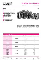 SXI150-12S datasheet pdf Traco Electronic AG