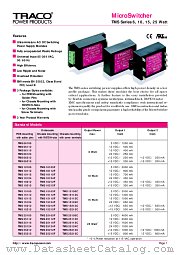 TMS25224F datasheet pdf Traco Electronic AG