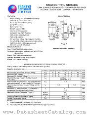 SB630DC datasheet pdf TRANSYS Electronics Limited