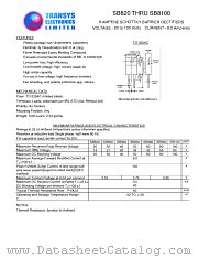 SB880 datasheet pdf TRANSYS Electronics Limited