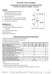 TE108RS datasheet pdf TRANSYS Electronics Limited