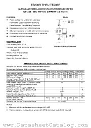 TE208R datasheet pdf TRANSYS Electronics Limited