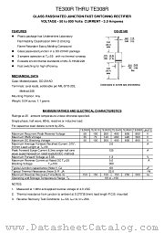 TE302R datasheet pdf TRANSYS Electronics Limited