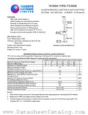 TE600B datasheet pdf TRANSYS Electronics Limited
