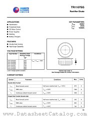 TR1107SG40 datasheet pdf TRANSYS Electronics Limited