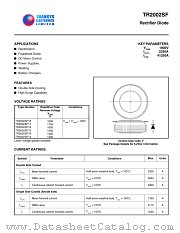 TR2002SF17 datasheet pdf TRANSYS Electronics Limited