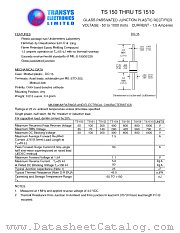 TS150 datasheet pdf TRANSYS Electronics Limited