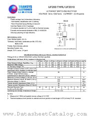 UF2010 datasheet pdf TRANSYS Electronics Limited