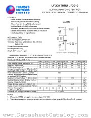 UF300 datasheet pdf TRANSYS Electronics Limited