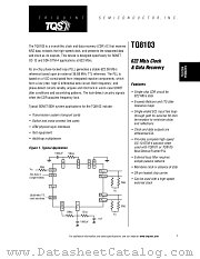 ETF-8103 datasheet pdf TriQuint Semiconductor
