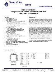 29C010PI-1 datasheet pdf Turbo IC