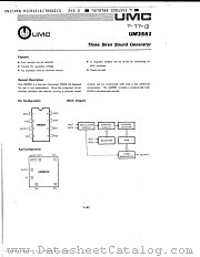 UM3561H datasheet pdf United Microelectronics
