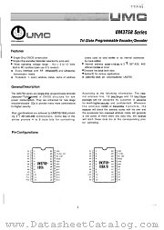 UM3758-108A datasheet pdf United Microelectronics