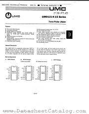 UM91214D datasheet pdf United Microelectronics