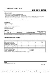 UVB-57173Y datasheet pdf Unity Opto Technology