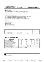 UVP-3057AE datasheet pdf Unity Opto Technology