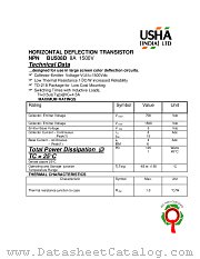 BU508D datasheet pdf USHA India LTD