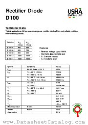 D100_06 datasheet pdf USHA India LTD