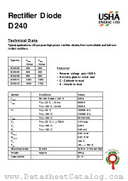 D240_12 datasheet pdf USHA India LTD