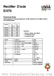 D570_34 datasheet pdf USHA India LTD