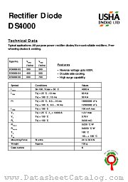 DS4000_06 datasheet pdf USHA India LTD