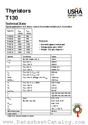 T130_10 datasheet pdf USHA India LTD