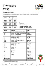 T430_29 datasheet pdf USHA India LTD