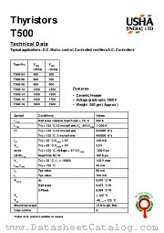 T500_14 datasheet pdf USHA India LTD