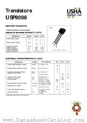 USP8098 datasheet pdf USHA India LTD