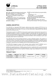 UT52L1616MC-10 datasheet pdf UTRON Technology