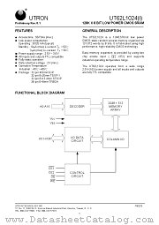 UT62L1024SC-70LLI datasheet pdf UTRON Technology