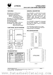 UT62L256CPC-70L datasheet pdf UTRON Technology