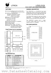 UT62L5128BS-55LLE datasheet pdf UTRON Technology