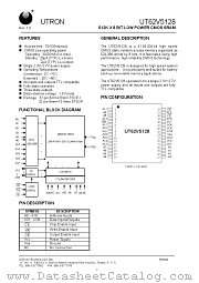 UT62V5128LC-70L datasheet pdf UTRON Technology