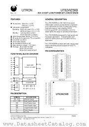 UT62W256BPC-70LL datasheet pdf UTRON Technology