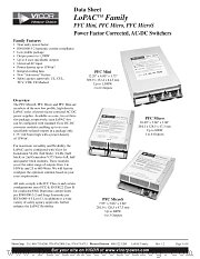 PM28-75300 datasheet pdf Vicor Corporation