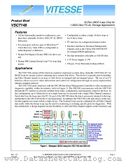 VSC7148 datasheet pdf Vitesse Semiconductor Corporation