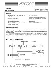 VSC8122-FECQP datasheet pdf Vitesse Semiconductor Corporation