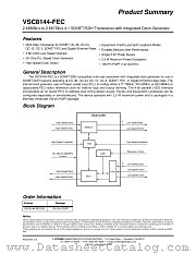 VSC8144-FECQQ datasheet pdf Vitesse Semiconductor Corporation