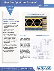 VSC8172 datasheet pdf Vitesse Semiconductor Corporation