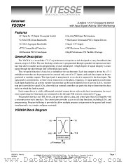 VSC834UB datasheet pdf Vitesse Semiconductor Corporation