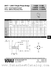 1110UFB datasheet pdf Voltage Multipliers
