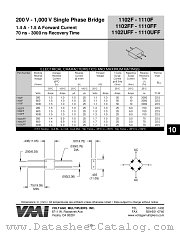 1110F datasheet pdf Voltage Multipliers