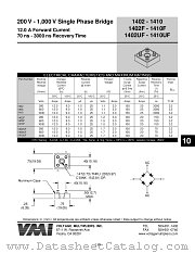 1406UF datasheet pdf Voltage Multipliers