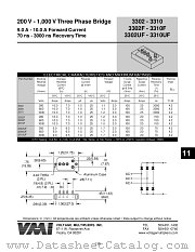 3306F datasheet pdf Voltage Multipliers